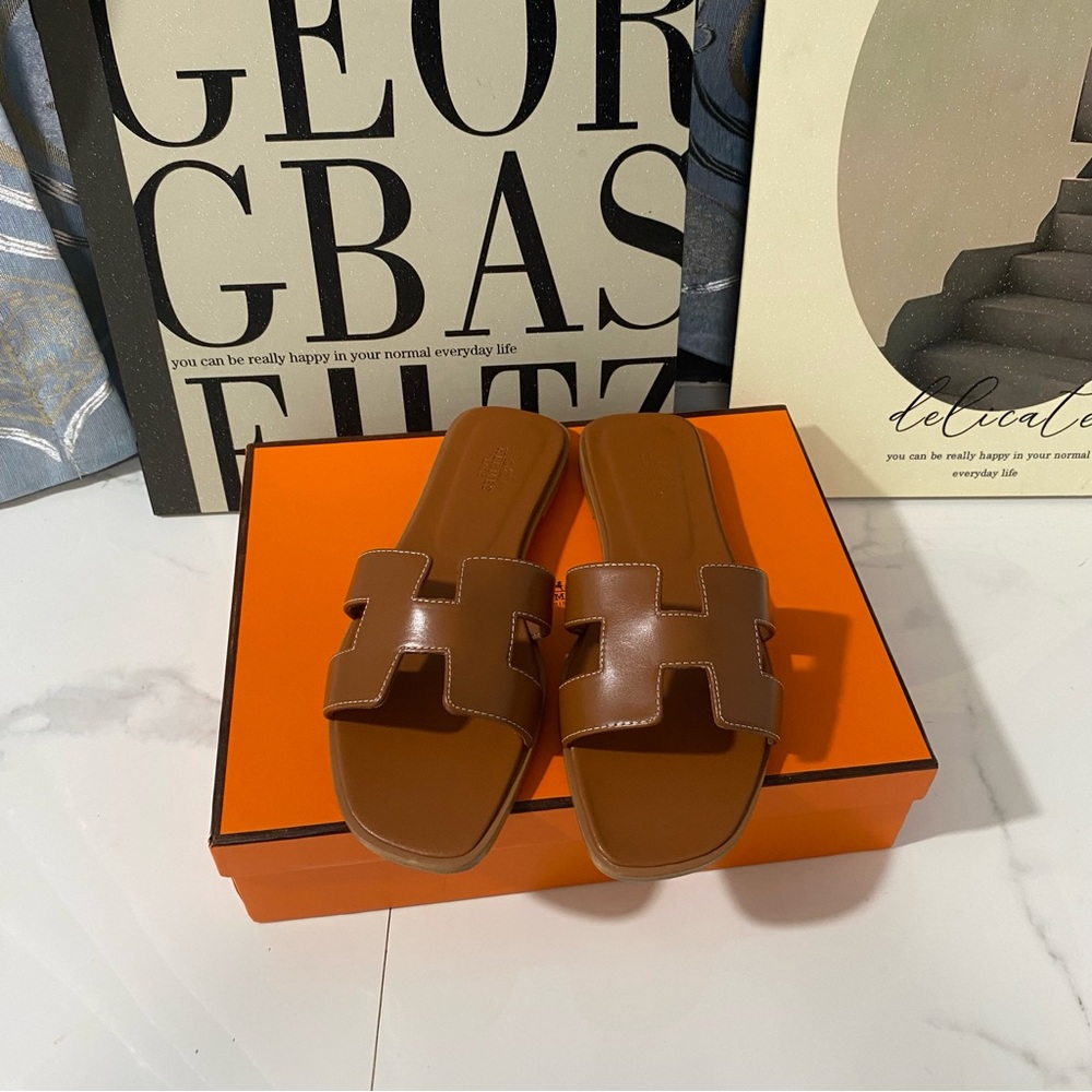 Hermes Brown Sandals😎😎